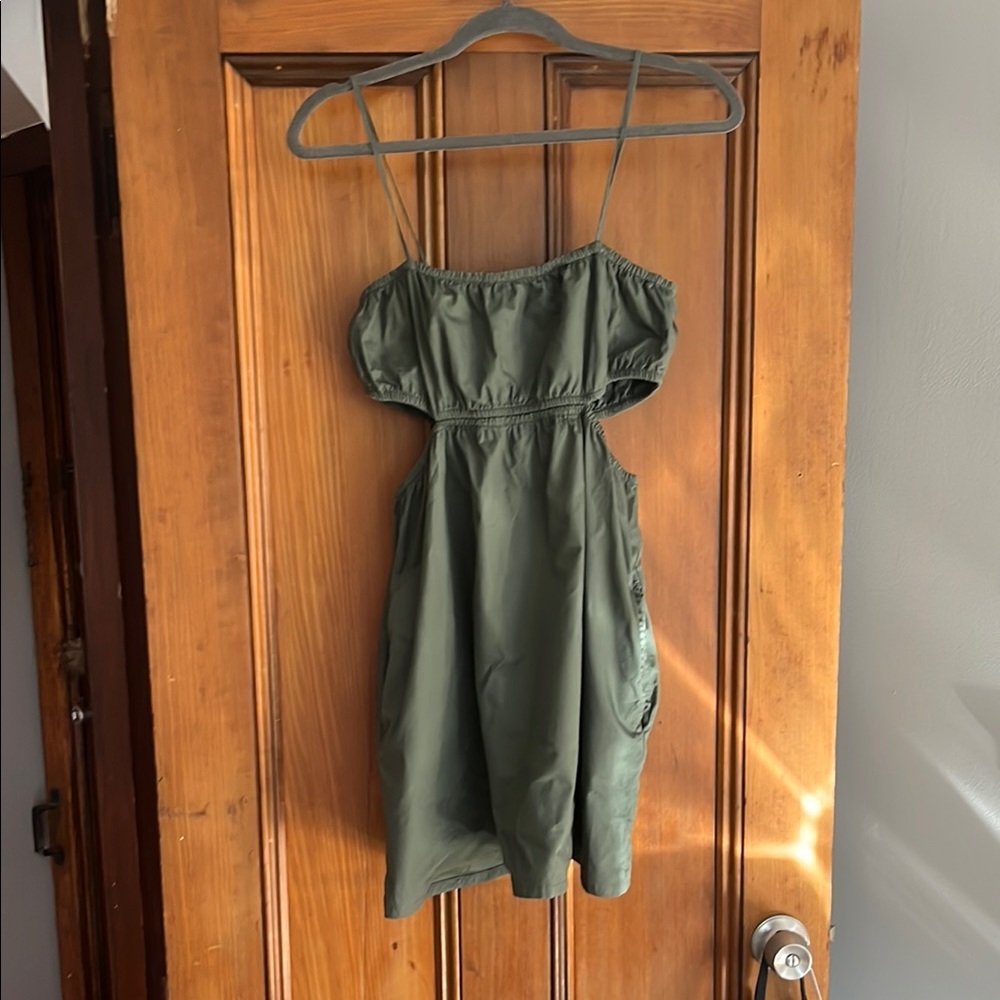 La Hearts Olive Backless Dress